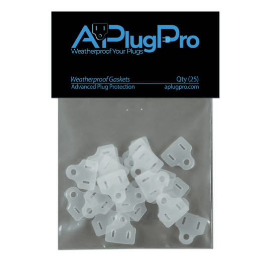 Weatherproof Gaskets Clear - 25 Pack
